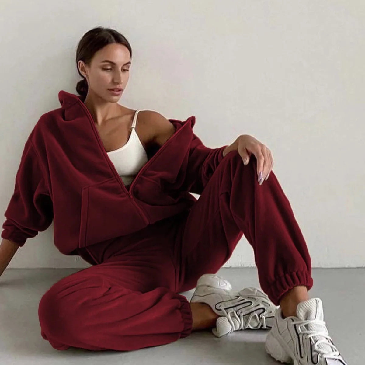 Cozy Fleece Jogger Set